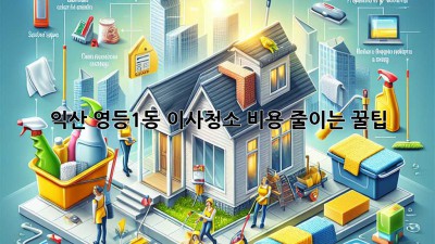익산 영등1동 이사청소 비용 줄이는 꿀팁!